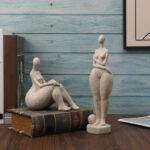 Modern Abstract Fat Woman Resins Sculpture Lady Figurine Statue for Home Interio... - Image 5