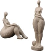 Modern Abstract Fat Woman Resins Sculpture Lady Figurine Statue for Home Interio... - Image 7