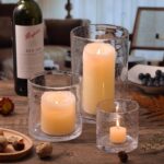NITIME Hurricane Candle Holder Set of 3 Clear Candle Holders for Pillar Candles,... - Image 4