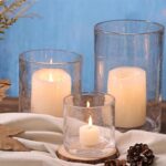 NITIME Hurricane Candle Holder Set of 3 Clear Candle Holders for Pillar Candles,... - Image 5