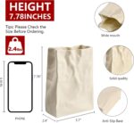 Relexome Paper Bag Vase Crinkle Wide Ceramic Flower Vase Cream White Boho Wabi-S... - Image 3