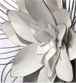 Wall Decor Wall Decor Sculptures Light Luxury Iron Metal Pendant Flower Wall Dec... - Image 5