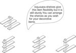Decorotika Mita Floating Wall Shelf/Wall Rack/Display Unit - Image 7