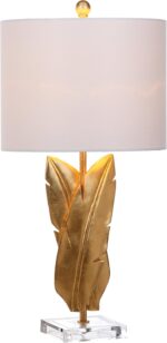 SAFAVIEH Lighting Collection Aerin Modern Contemporary Wings Gold Leaf 26-inch B... - Image 3