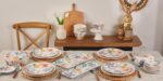 Bico Blossom Symphony Dinner Plates Set of 4, 11 Inch Large Ceramic Plates for P... - Image 7
