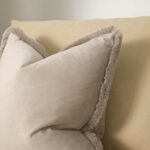 JUSPURBET Champagne Velvet Throw Pillow Covers 16x16 Inch Set of 2 with Soft Tas... - Image 3