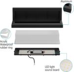 Modern Outdoor LED Wall Light Fixture, 36W LED Black Porch Light Waterproof Anti... - Image 8
