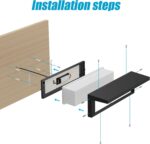 Modern Outdoor LED Wall Light Fixture, 36W LED Black Porch Light Waterproof Anti... - Image 9