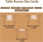Niviy Boho Table Runner for Summer Home Decor 72 Inches Long Farmhouse Macrame T... - Image 5