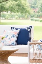 Hofdeco Premium Coastal Patio Indoor Outdoor Throw Pillow Cover Only, 20"x20" Wa... - Image 3