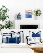 Hofdeco Premium Coastal Patio Indoor Outdoor Throw Pillow Cover Only, 20"x20" Wa... - Image 4
