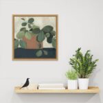 Amanti Art Framed Canvas Wall Art 16x16 Jade Hoya I by Emma Scarvey, Framed Wall... - Image 6