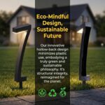 Solar Lawn Lights 7-Shaped Solar Walkway Light Outdoor IP65 Waterproof Dusk to D... - Image 7