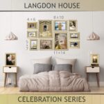 Langdon House 5x7 Picture Frames (Gold, 3 Pack), Contemporary Glam Photo Frames ... - Image 7
