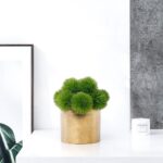 HASMI Office Desk Decor Modern Desktop Decoration Green Plant Potted Desktop Sim... - Image 4