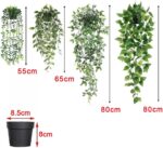 4 Pack Fake Hanging Plants - Artificial Hanging Plants Indoor, Fake Potted Plant... - Image 3