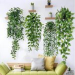 4 Pack Fake Hanging Plants - Artificial Hanging Plants Indoor, Fake Potted Plant... - Image 5