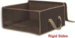 Simple Houseware 3 Pack Foldable Closet Organizer Clothing Storage Box with Clea... - Image 4