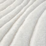 LUXE WEAVERS Lantanas Collection 7070 Cream 8x10 Modern Shag Geometric Area Rug - Image 7
