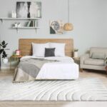 LUXE WEAVERS Lantanas Collection 7070 Cream 8x10 Modern Shag Geometric Area Rug - Image 10