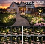 GIGALUMI Solar Lights Outdoor Garden Decor Fireworks Lights, 3 Pack Fairy Lights... - Image 3