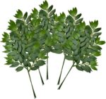 18Pcs Italian Ruscus Greenery Stems Artificial Silk Greenery Leaves Garland Vine... - Image 2