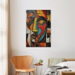 1PC Stunning Oversized Abstract African Art Print Canvas Wall Decor for Home Spa... - Image 2
