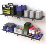 2 Pack Garage Wall Shelving, 46'' x 12.6'' Garage Shelf Wall Mounted, Heavy Duty... - Image 2