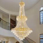 26 Lights Gold Luxury Crystal Chandeliers Large Modern Chandelier for High Ceili... - Image 2