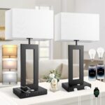 3 Color Temperatures Table Lamps for Bedrooms Set of 2, 22’’ Touch Control Bedsi... - Image 2