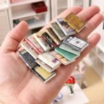 3 Pack Miniature Book Figurine Sets - 10-Piece Thumb-Sized Vintage Stacked Book ... - Image 2