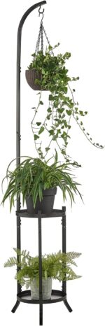 3 Tier Metal Plant Stands, Metal Corner Tall Plant Stands for Multiple Plants, M... - Image 2