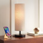 360 Lighting Heyburn 20" High Modern Accent Hotel Style Table Lamp with USB Char... - Image 2