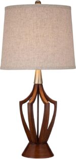 360 Lighting St. Claire Mid Century Modern 3-Way Table Lamp 30 3/4" Tall with US... - Image 2