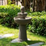 37.80” H Outdoor Water Fountain Made with Eco-Friendly Recyclable Materials, Pol... - Image 2