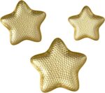 3Pcs Golden Star Snack Dishes Serving Trays for Various Occasions Tabletop Decor... - Image 2