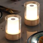 4" Mini Dining Table Light 2 Pack for Buffet Restaurant, Outdoor Waterproof Lamp... - Image 2