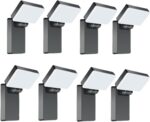 40W LED Outdoor Wall Light, 3000LM 5000K Neighbor Friendly Porch Light, IP65 Wat... - Image 2