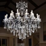 50" Extra Large Maria Theresa Empire Crystal Chandelier, 24-Light 3-Tier Grand F... - Image 2