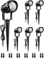 6W 700LM Low Voltage Landscape Lighting, 12V AC/DC 3000K Warm White LED Low Volt... - Image 2