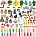 73 Pcs Fairy Garden Accessories Kit - Miniature Garden Accessories with Resin Fi... - Image 2