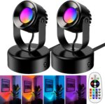 7W RGBW Uplights Indoor, Spotlights Indoor Christmas LED Color Changing Uplights... - Image 2