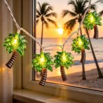 8.5Ft Palm Tree String Lights with 10 Palm Tree Light, Summer Beach Themed Decor... - Image 2
