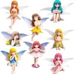 8Pcs Miniature Fairy Figurines, Mini Fairies for Fairy Garden, Small Fairies Gar... - Image 2