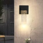 9.6 Inch Outdoor LED Wall Light, Crystal Bubble Glass Exterior Wall Sconce, 3000... - Image 2