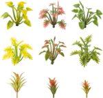 90 Pcs Mixed Model Plants Miniature Plants Mini Model Trees Green Shrubs Bush Mo... - Image 2