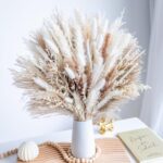 96PCS Natural Dried Pampas Grass Boho Home Decor Bouquet Phragmites Dried Flower... - Image 2
