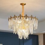 A Million Modern Pendant Chandelier, 8-Light Round 24" LED Ceiling Light, 3-Tier... - Image 2