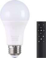 A19 LED Light Bulbs with Remote Control, 800LM 9W, 60W Equivalent LED Bulbs,Step... - Image 2