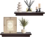 AHDECOR Elegant Floating Shelves, Decorative Wall Shelves for Home Organization ... - Image 2